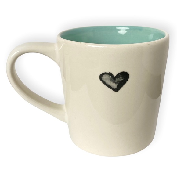 Love You More by Magenta Mug with Baby Blue Inside - Picture 2 of 5